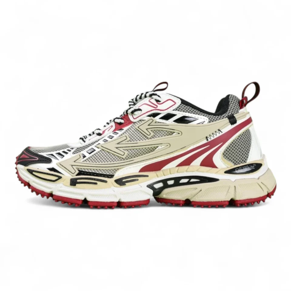 Off-White c/o Virgil Abloh Be Right Back “Khaki/Red”