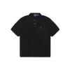 Ralph Lauren Embroidered Pony Logo Polo T-shirt - Black RN41381