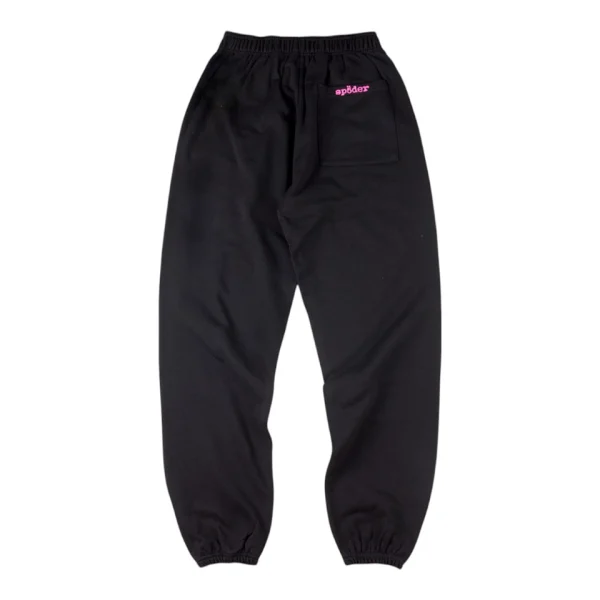 Sp5der 555 Arachnophobia Black Sweatpants