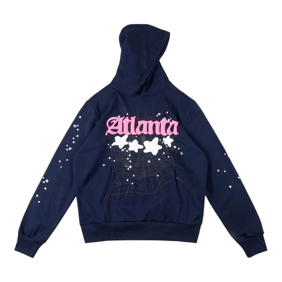 Sp5der 555555 Atlanta Star Web Hoodie