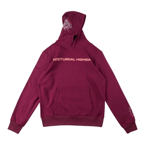 Sp5der 555555 Nocturnal Highway Hoodie