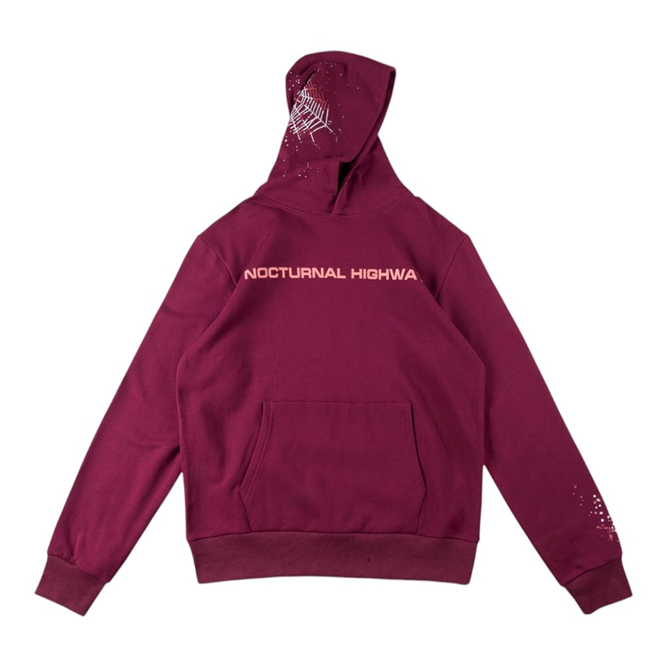 Sp5der 555555 Nocturnal Highway Hoodie