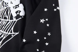 Sp5der 555555 OG Web Black:White Hoodie1