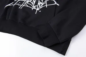 Sp5der 555555 OG Web Black:White Hoodie4