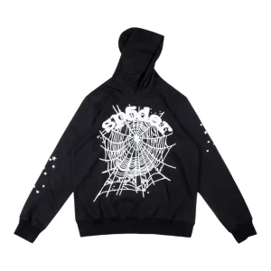 Sp5der 555555 OG Web Black/White Hoodie