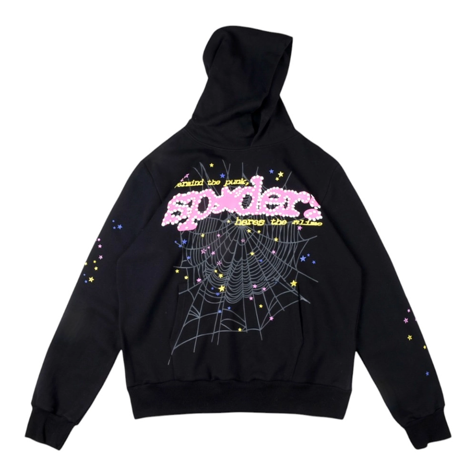 Sp5der 555555 Pink V2 Hoodie