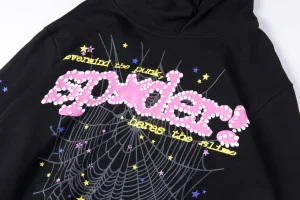 Sp5der 555555 Pink V2 Hoodie6
