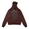 Sp5der 555555 Rhinestone Web Print Hoodie