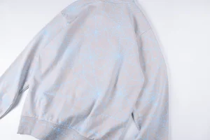 Sp5der 555555 Slate Gray Web Hoodie4