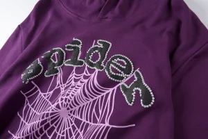 Sp5der 555555 Swarovski Web Hoodie9