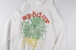 Sp5der 555555 Web Gradient Print Pullover Hoodie6