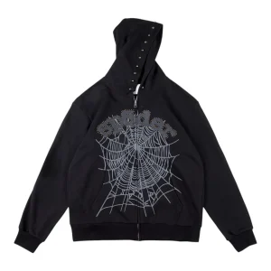 Sp5der 555555 Zip Up Hoodie