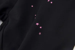 Sp5der Black Star Cluster Print Sweatpants10