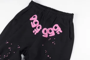 Sp5der Black Star Cluster Print Sweatpants11