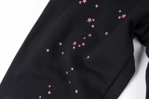 Sp5der Black Star Cluster Print Sweatpants2