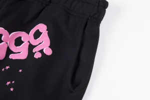 Sp5der Black Star Cluster Print Sweatpants3