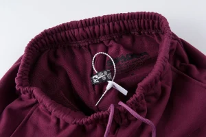 Sp5der Burgundy Sneaker Sole Print Sweatpants6