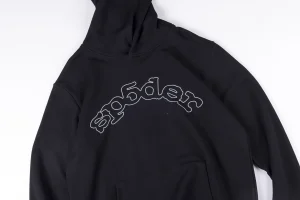 Sp5der Embroidered Logo Hoodie7