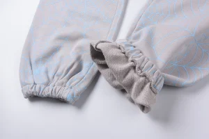 Sp5der Grey Blue Web Print Sweatpants8