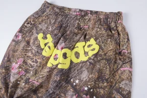 Sp5der Pink Camo Woodland Sweatpants3