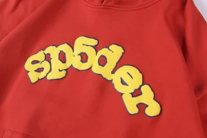 Sp5der Red Bubble Logo Hoodie5