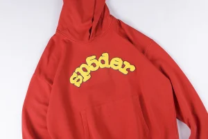 Sp5der Red Bubble Logo Hoodie8