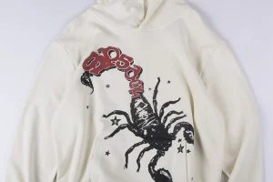 Sp5der Scorpion Graphic Cotton Hoodie5