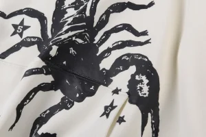 Sp5der Scorpion Graphic Cotton Hoodie6