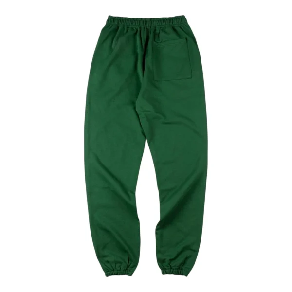 Sp5der Web Graphic Green Sweatpants