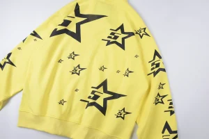 Sp5der YELLOW 5STAR ZIP Hoodie1