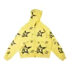Sp5der YELLOW 5STAR ZIP Hoodie