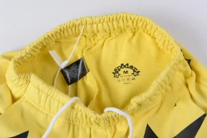Sp5der Yellow Star Logo Sweatpants7