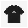 Balenciaga Mosaic BB Logo Print T-shirt (Black/Grey/White)