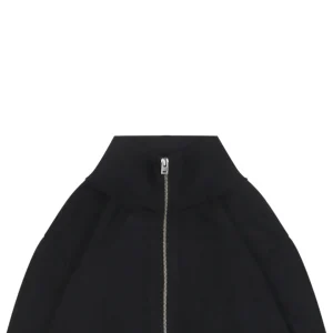 Acne Studios Back Bow Wool Zip-Up Jacket