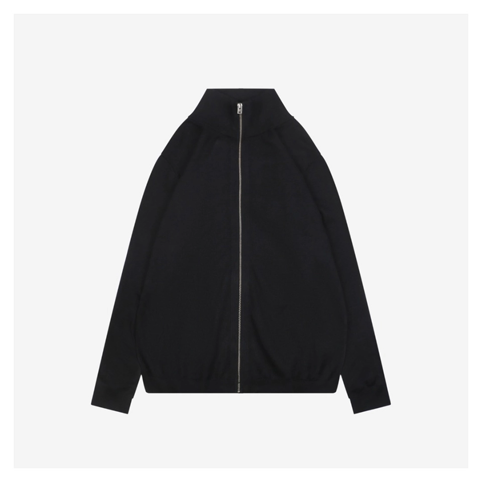Acne Studios Back Bow Wool Zip-Up Jacket