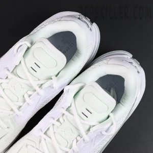 Top view of Air Zoom GT Cut ‘White Chrome’ displaying padded tongue and cushioned ankle collar.
