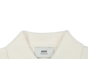 Ami Heart Logo Polo Knit Sweater9.jpeg