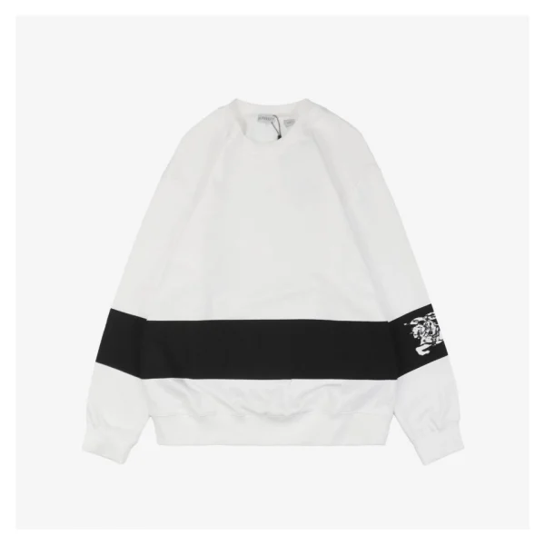BBry Equestrian Knight Stripe Panel Sweatshirt