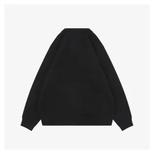 BBry Horse Logo Wool Knit Sweater Black