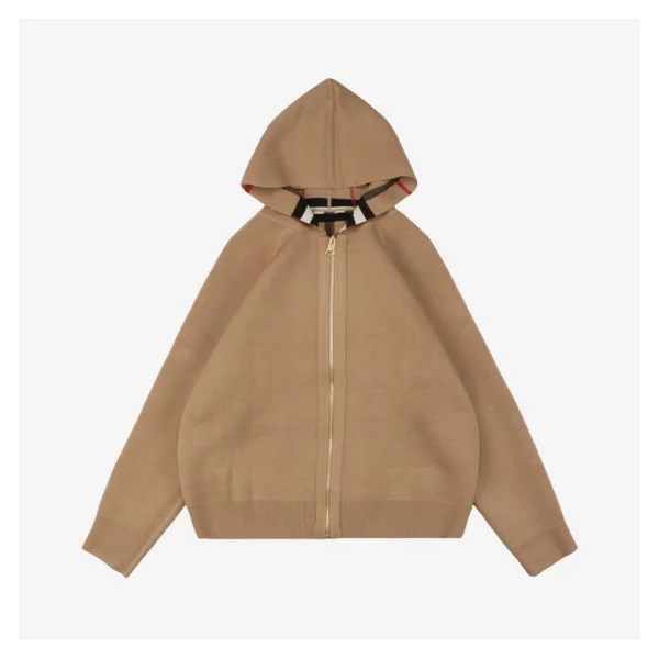 BBry Reversible Check & Knight Zip Hoodie