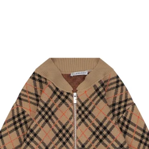 BBry Wool Check Jacket Beige