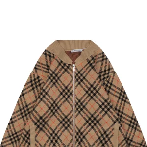 BBry Wool Check Jacket Beige