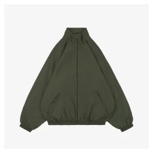 Balenciaga Black Tape Logo High-Neck Jacket Front side