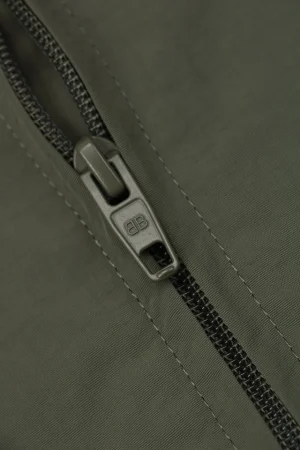 Balenciaga Black Tape Logo High-Neck Jacket Zipper End