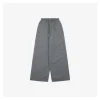 Balenciaga Cotton-Linen Check Wide Pants