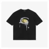 Balenciaga Graffiti Puff Print Golden Lock Logo T-Shirt