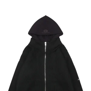 Balenciaga Layered Effect Paris Logo Hoodie