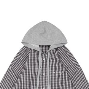 Balenciaga Paneled Check Hooded Jacket3.jpeg
