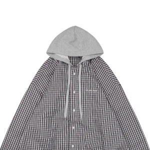 Balenciaga Paneled Check Hooded Jacket4.jpeg