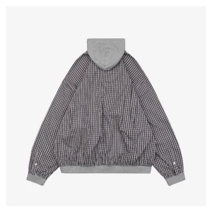 Balenciaga Paneled Check Hooded Jacket5.jpeg